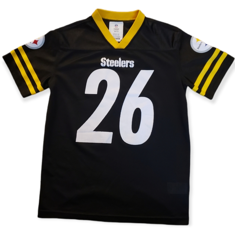 Pittsburgh STEELERS #26 Leveon BELL NFL Jersey Boys Medium (8)